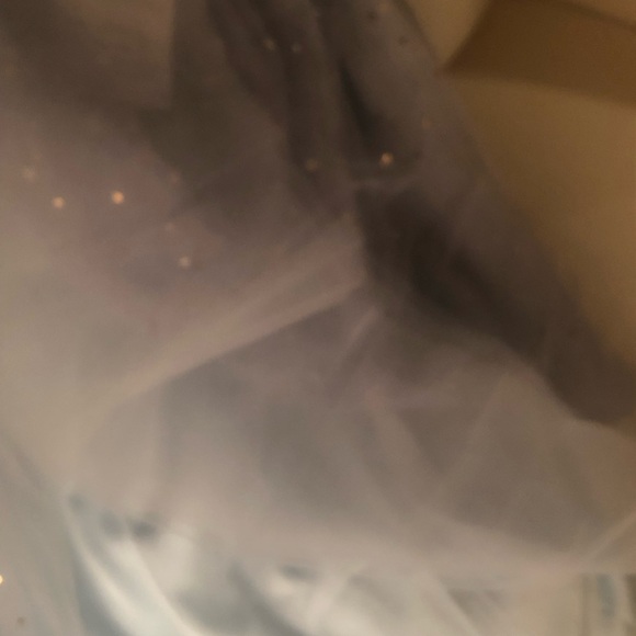 NWT Powder Blue Starry Tulle Skirt Size 4 - Picture 10 of 10